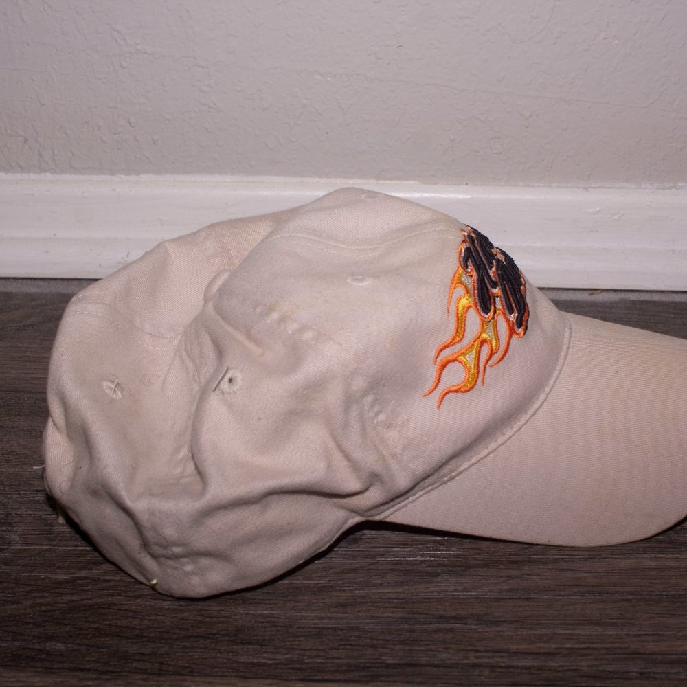 Harley Davidson Flame Strapback Hat - image 4